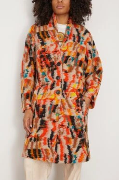 Sharon Coat In Orange -DOROTHE Clothing Shop etoileisabelmarant SharonCoatinOrange 2