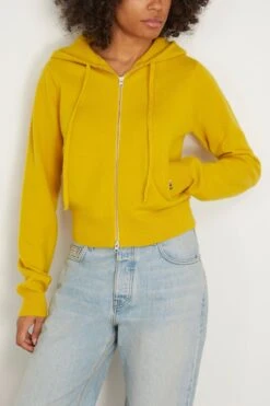 Hood Cardigan In Sunflower -DOROTHE Clothing Shop extreme HoodCardiganinSunflower 2