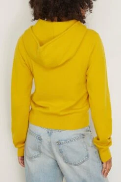 Hood Cardigan In Sunflower -DOROTHE Clothing Shop extreme HoodCardiganinSunflower 3