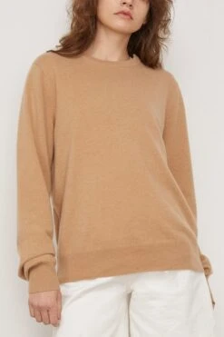 Be Classic Sweater In Camel 8 Be Classic Sweater In Camel -DOROTHE Clothing Shop extremecashmere BeClassicSweaterinCamel 2