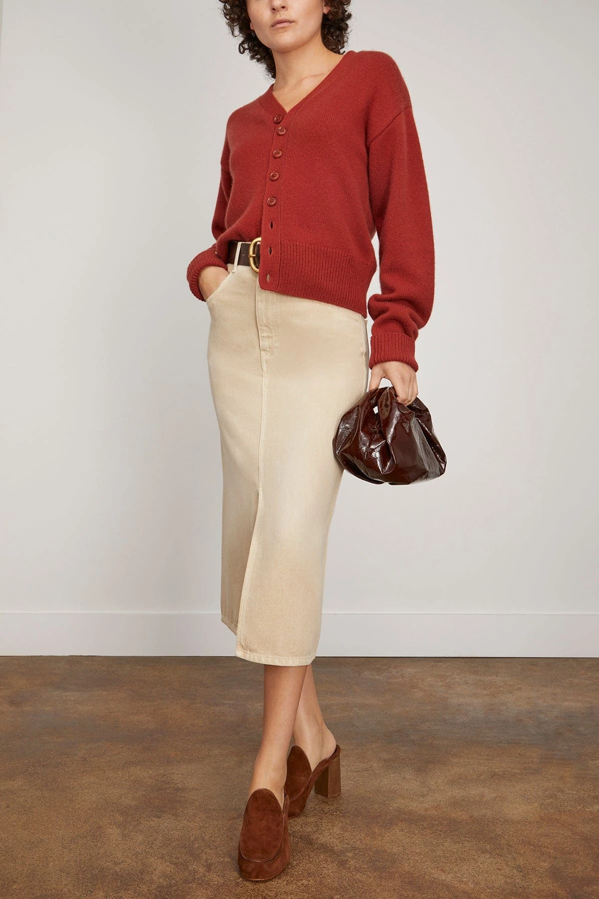 Clover Sweater In Harissa 4 Clover Sweater In Harissa - Image 2