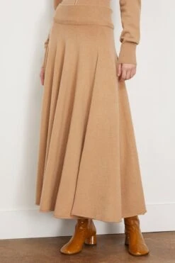 Twirl Skirt In Camel -DOROTHE Clothing Shop extremecashmere TwirlSkirtinCamel 2