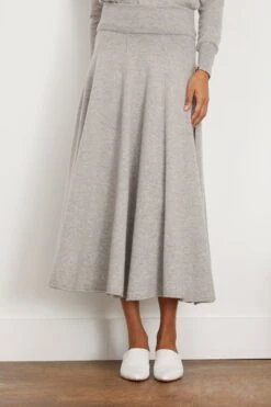 Twirl Skirt In Grey 8 Twirl Skirt In Grey -DOROTHE Clothing Shop extremecashmere TwirlSkirtinGrey 2
