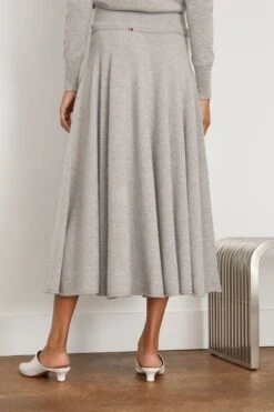 Twirl Skirt In Grey 9 Twirl Skirt In Grey -DOROTHE Clothing Shop extremecashmere TwirlSkirtinGrey 3