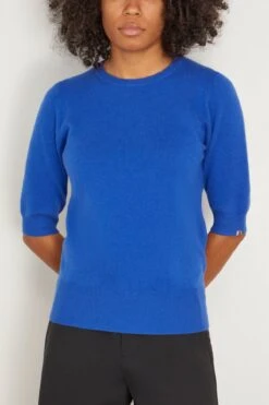 Well Sweater In Primary Blue 8 Well Sweater In Primary Blue -DOROTHE Clothing Shop extremecashmere WellSweaterinPrimaryBlue 2