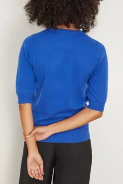Well Sweater In Primary Blue 9 Well Sweater In Primary Blue -DOROTHE Clothing Shop extremecashmere WellSweaterinPrimaryBlue 3