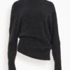 PROENZA SCHOULER Viscose Wool Sweater In Charcoal 2 PROENZA SCHOULER Viscose Wool Sweater In Charcoal -DOROTHE Clothing Shop f25b7018a190ce4235c7a14b6ac6b3dd