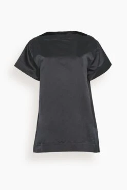 Valentina T-Shirt Dress In Nero