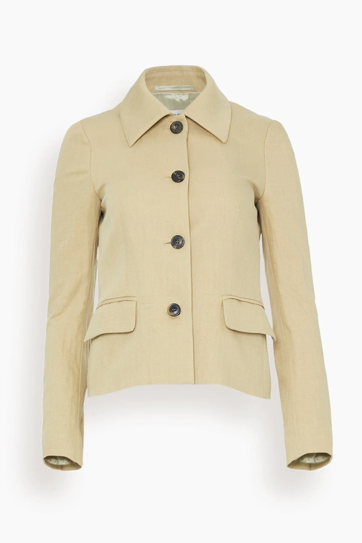 Dries Van Noten Vetty Jacket In Hay 3 Dries Van Noten Vetty Jacket In Hay