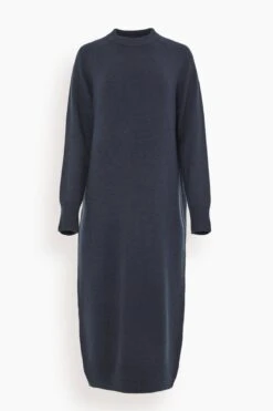 Broadway Midi Dress In Gravity Grey