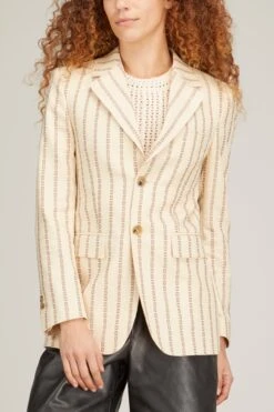 Golden Goose Single Breasted Cotton Jacket In Lambs Wool/Coffee Iron 9 Golden Goose Single Breasted Cotton Jacket In Lambs Wool/Coffee Iron -DOROTHE Clothing Shop golden goose single breasted cotton jacket in lambs wool coffee iron 2