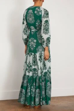 Emilia Dress In Emerald 9 Emilia Dress In Emerald -DOROTHE Clothing Shop hannah EmiliaDressinEmerald 3