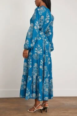 Larisa Dress In Saffire 9 Larisa Dress In Saffire -DOROTHE Clothing Shop hannah LarisaDressinSaffire 3