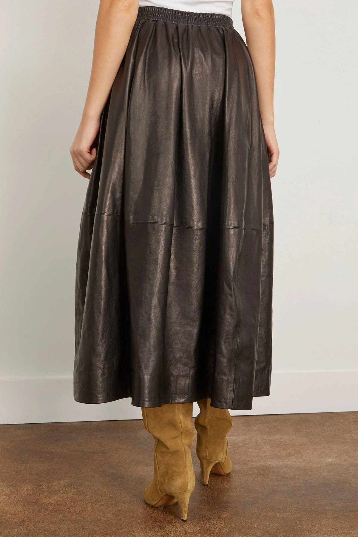 Varo Leather Skirt In Black 6 Varo Leather Skirt In Black - Image 4