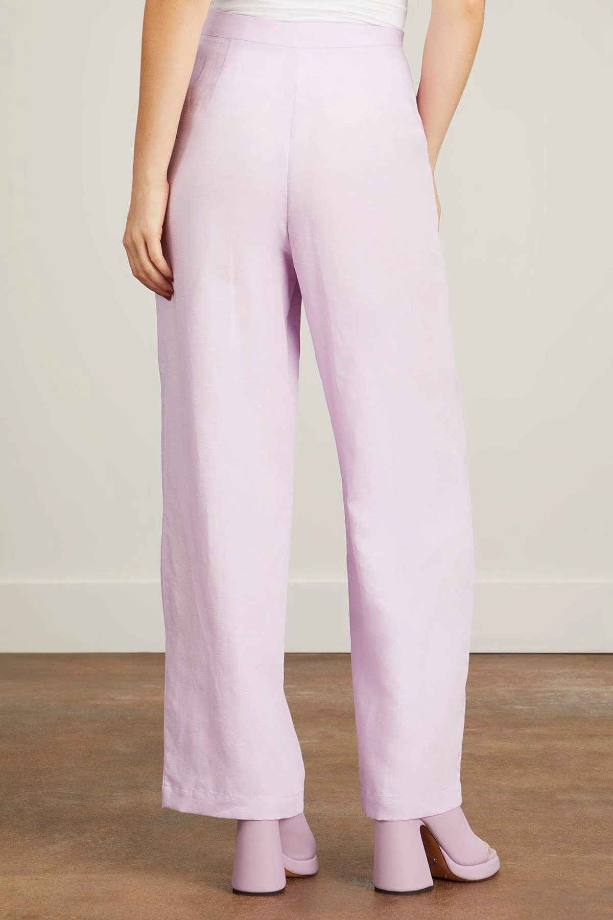Phoenix Wide Leg Trousers In Lilac 6 Phoenix Wide Leg Trousers In Lilac - Image 4