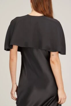 Aya Cape In Black 10 Aya Cape In Black -DOROTHE Clothing Shop la collection aya cape in black 3