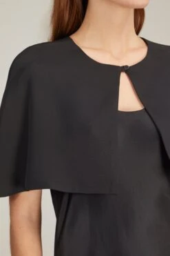 Aya Cape In Black 11 Aya Cape In Black -DOROTHE Clothing Shop la collection aya cape in black 4