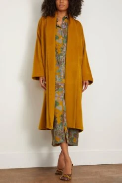 Cappotto Elena Feltro In Curry -DOROTHE Clothing Shop labo.art CappottoElenaFeltroinCurry 2