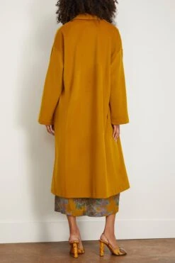 Cappotto Elena Feltro In Curry -DOROTHE Clothing Shop labo.art CappottoElenaFeltroinCurry 3