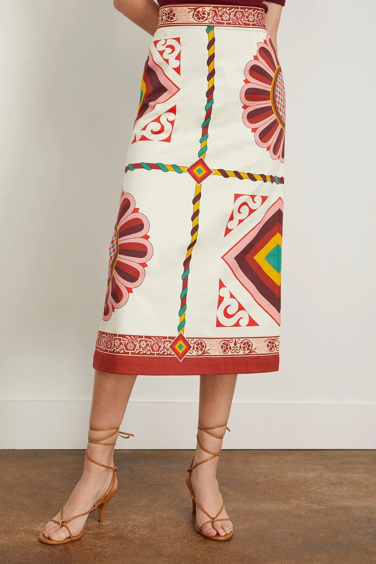 Baia Skirt In Macro Tiles Placed 5 Baia Skirt In Macro Tiles Placed - Image 3