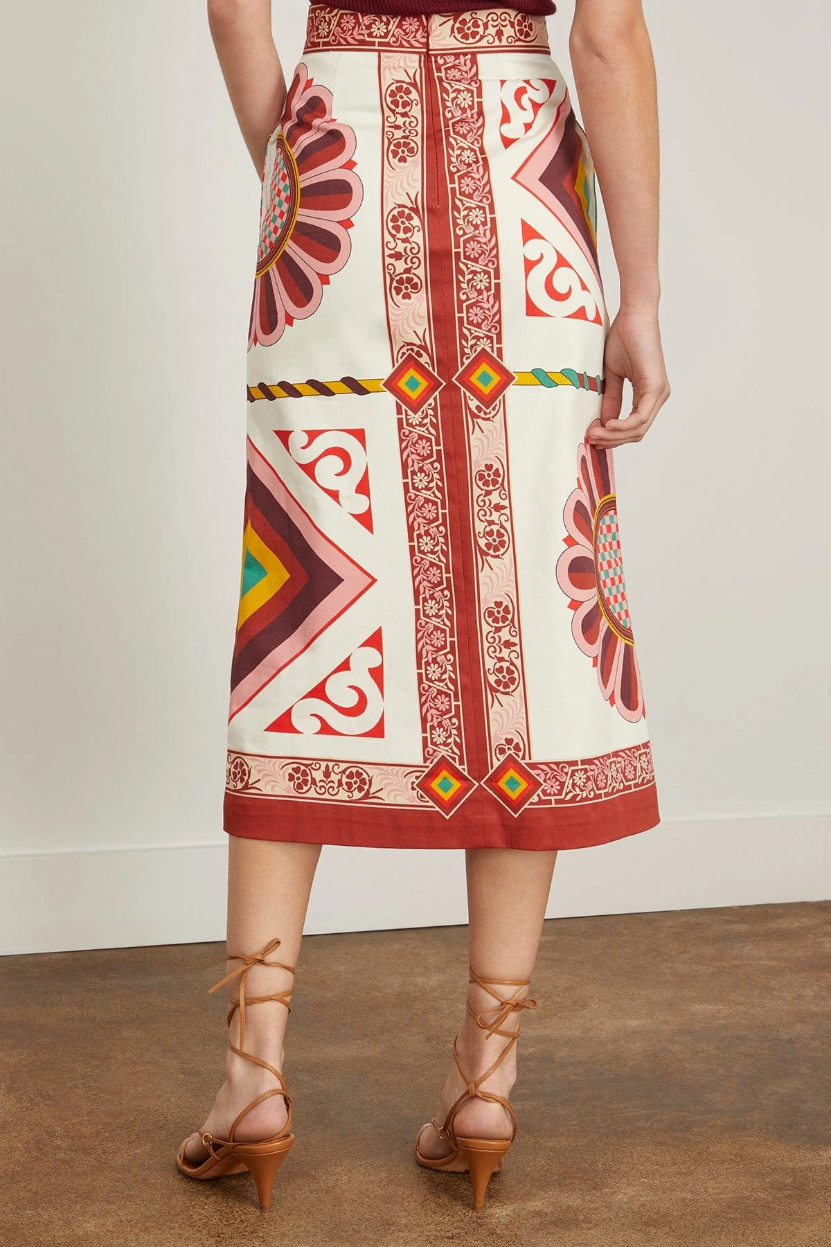 Baia Skirt In Macro Tiles Placed 6 Baia Skirt In Macro Tiles Placed - Image 4