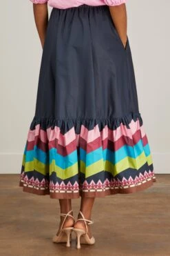 Sunset Skirt In Sunset Navy Placee 10 Sunset Skirt In Sunset Navy Placee -DOROTHE Clothing Shop ladoublej SunsetSkirtinSunsetNavyPlacee 3
