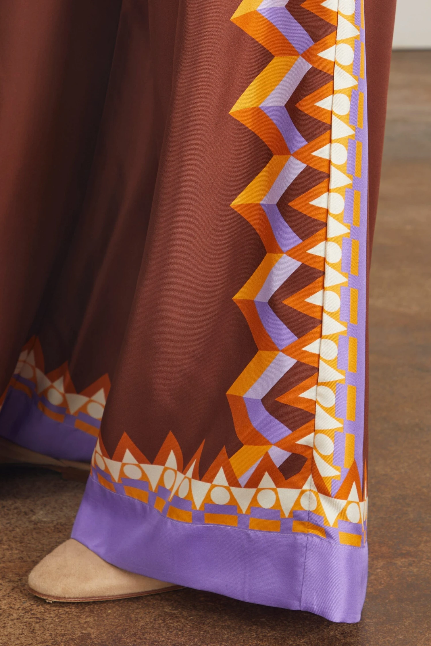 Palazzo Pants In Sunset Moro Placee 7 Palazzo Pants In Sunset Moro Placee - Image 5