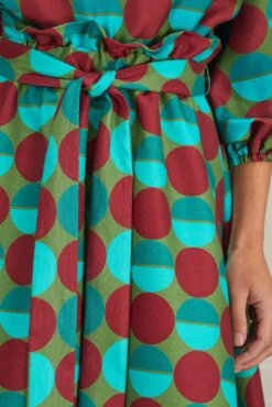 Sardegana Skirt In Sfere Grandi Verde 11 Sardegana Skirt In Sfere Grandi Verde -DOROTHE Clothing Shop ladoublej sardegana skirt in sfere grandi verde 4