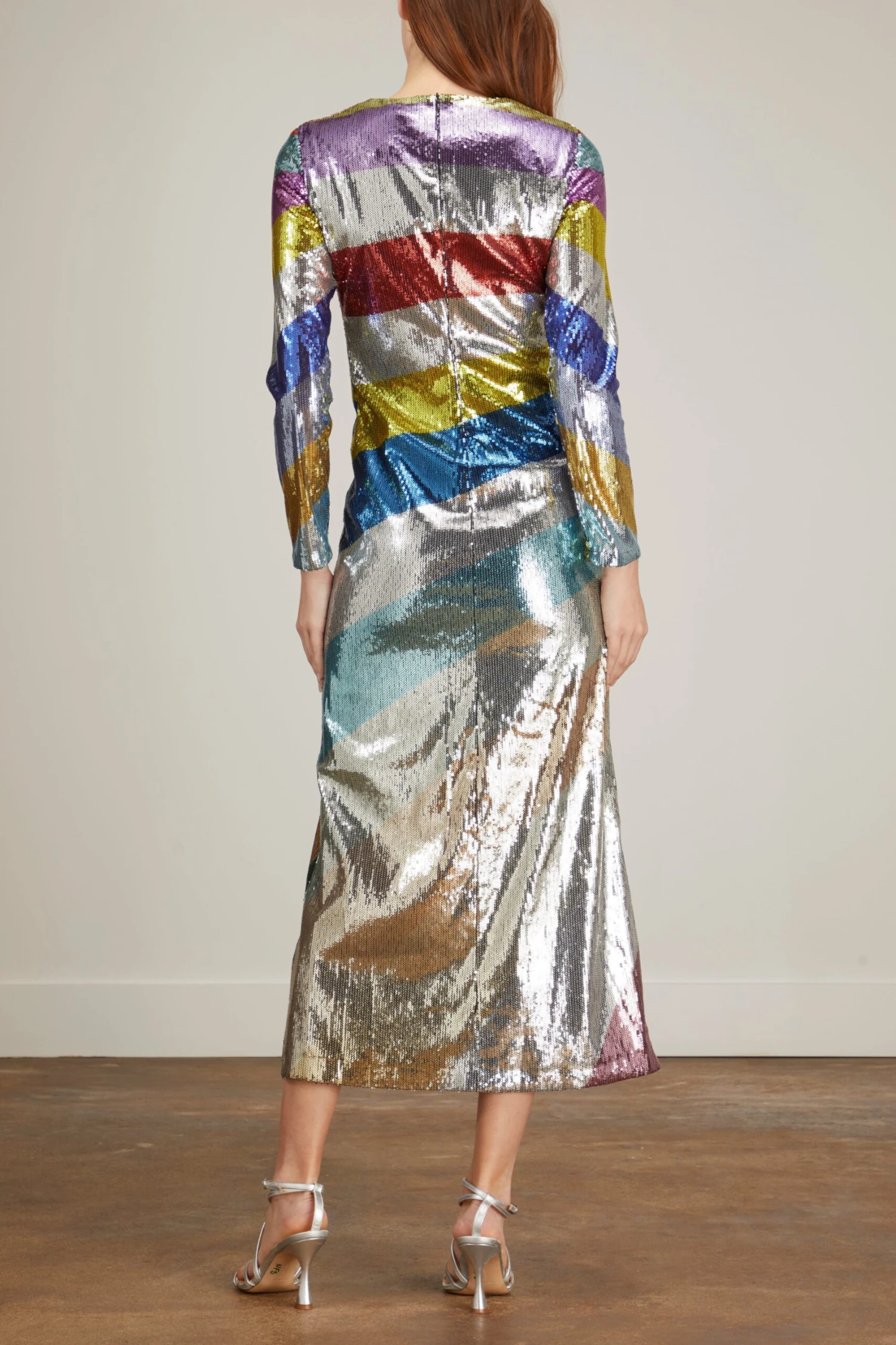 Supreme Swing Dress In Rainbow Sequins Placee 6 Supreme Swing Dress In Rainbow Sequins Placee - Image 4
