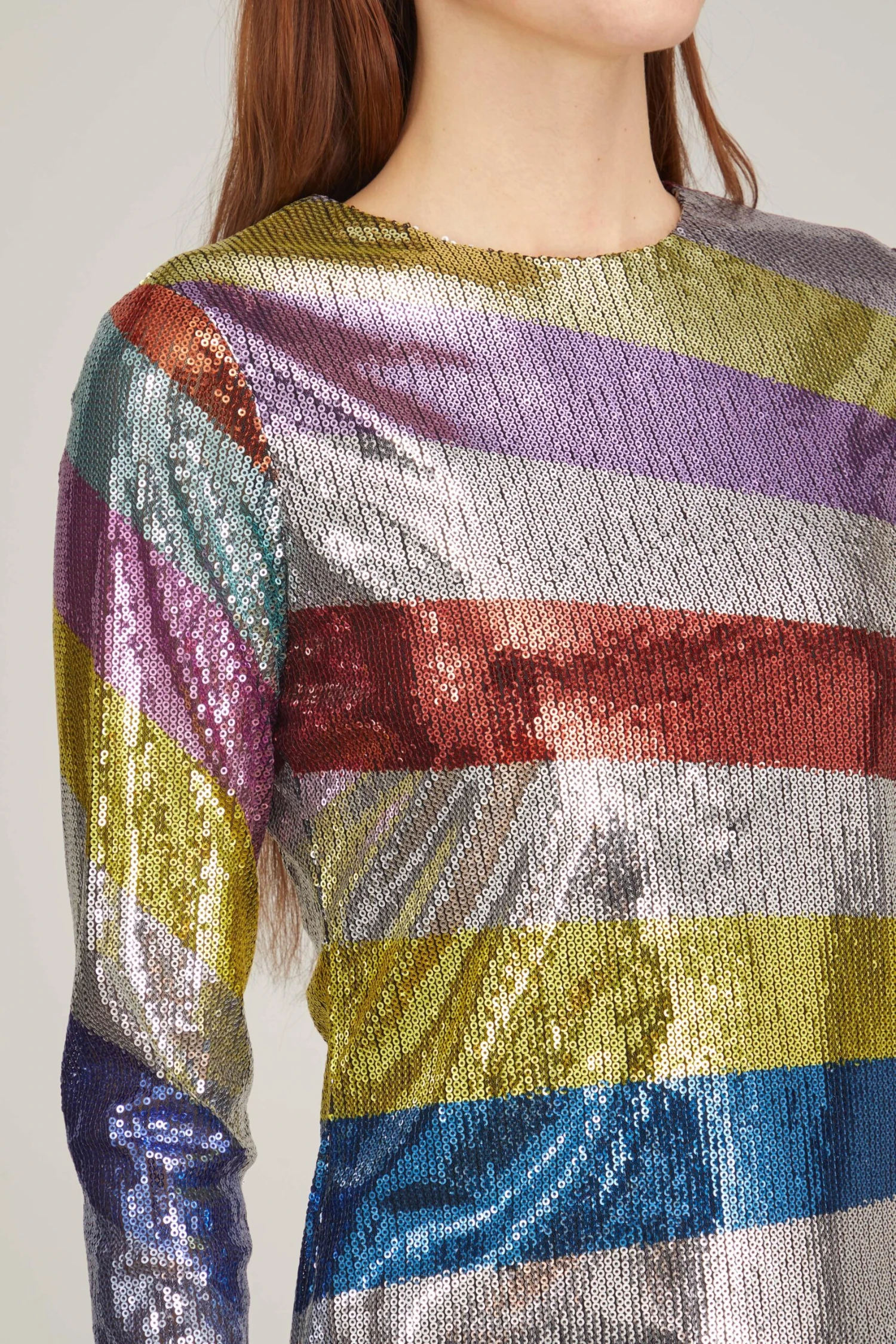 Supreme Swing Dress In Rainbow Sequins Placee 7 Supreme Swing Dress In Rainbow Sequins Placee - Image 5