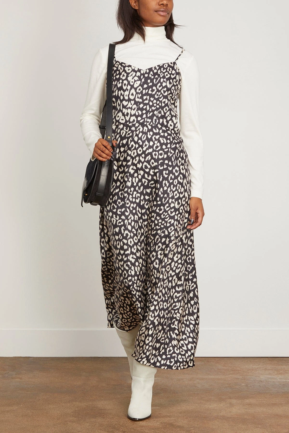 Petula Dress In Panthere Ecru Noir 4 Petula Dress In Panthere Ecru Noir - Image 2