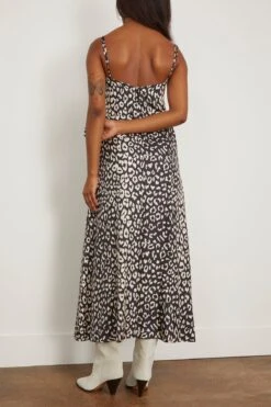 Petula Dress In Panthere Ecru Noir 9 Petula Dress In Panthere Ecru Noir -DOROTHE Clothing Shop laprestic PetulaDressinPanthereEcruNoir 3