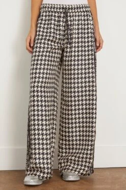 Ring Pant In Mix Pied De Coq -DOROTHE Clothing Shop laprstic RingPantinMixPiedDeCoq 2