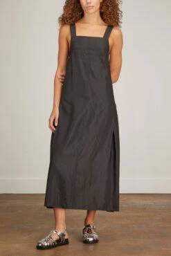 Lola Apron Dress In Black 9 Lola Apron Dress In Black -DOROTHE Clothing Shop lee mathews lola apron dress in black 2