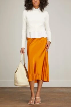 Stella Skirt In Marigold 8 Stella Skirt In Marigold -DOROTHE Clothing Shop lee mathews stella skirt in marigold 1