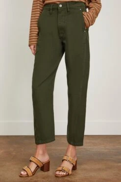 Lemaire Twisted Pant In Green 8 Lemaire Twisted Pant In Green -DOROTHE Clothing Shop lemaire TwistedPantinGreen 2