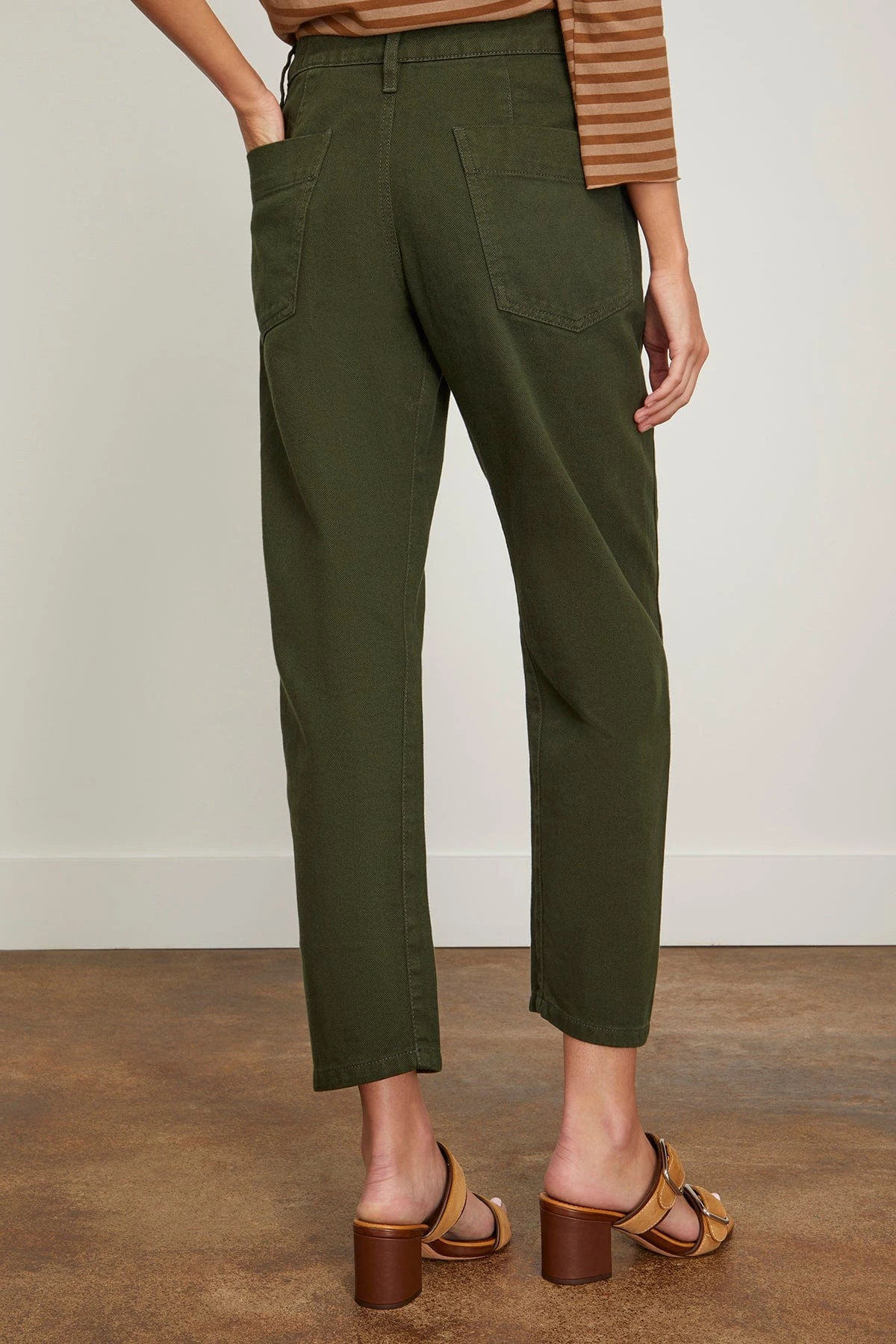 Lemaire Twisted Pant In Green 6 Lemaire Twisted Pant In Green - Image 4