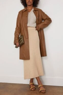 Kael Skirt In Sand Boucle 7 Kael Skirt In Sand Boucle -DOROTHE Clothing Shop lisayang KaelSkirtinSandBoucle 1