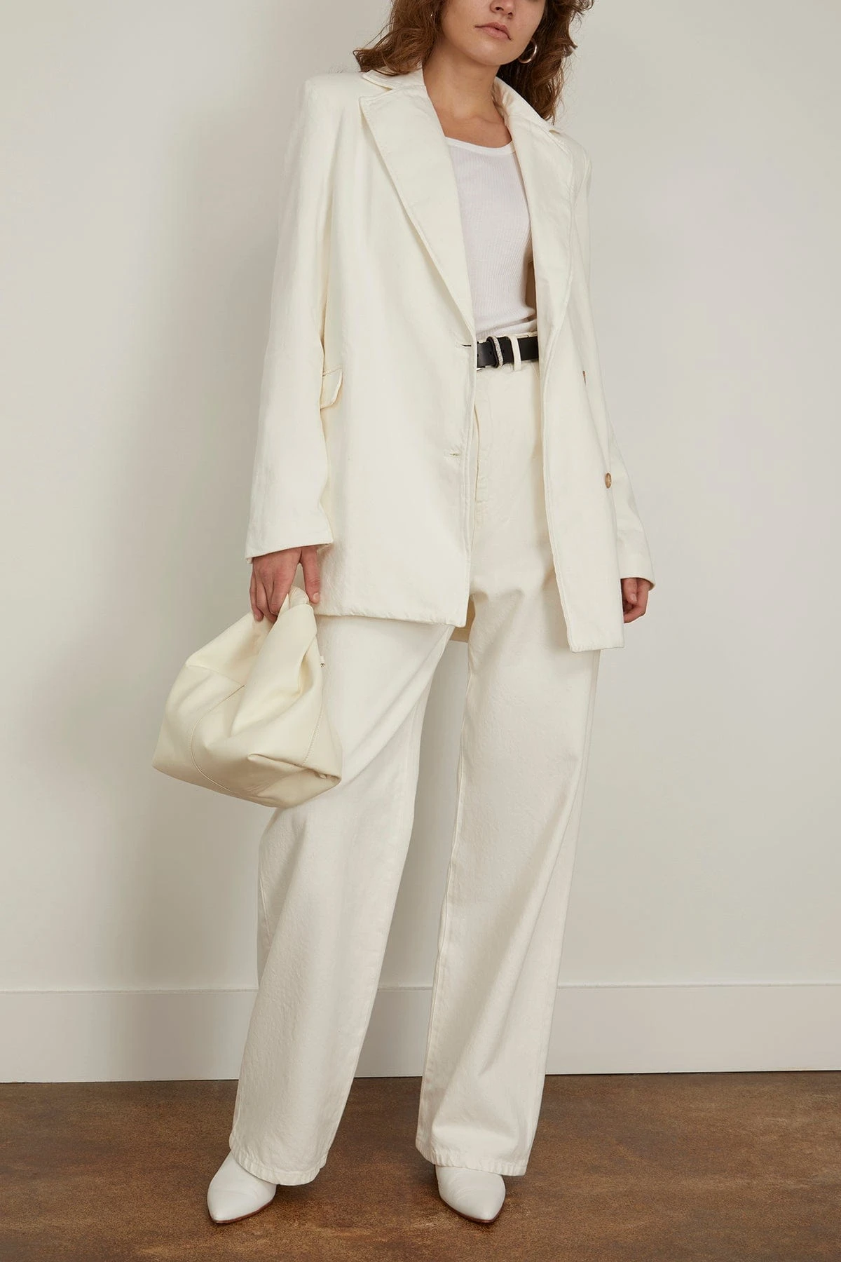 Mani Denim Blazer In Ivory 4 Mani Denim Blazer In Ivory - Image 2