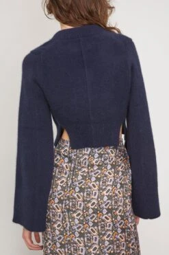 Tima Cardigan In Navy -DOROTHE Clothing Shop loulou TimaCardiganinNavy 3