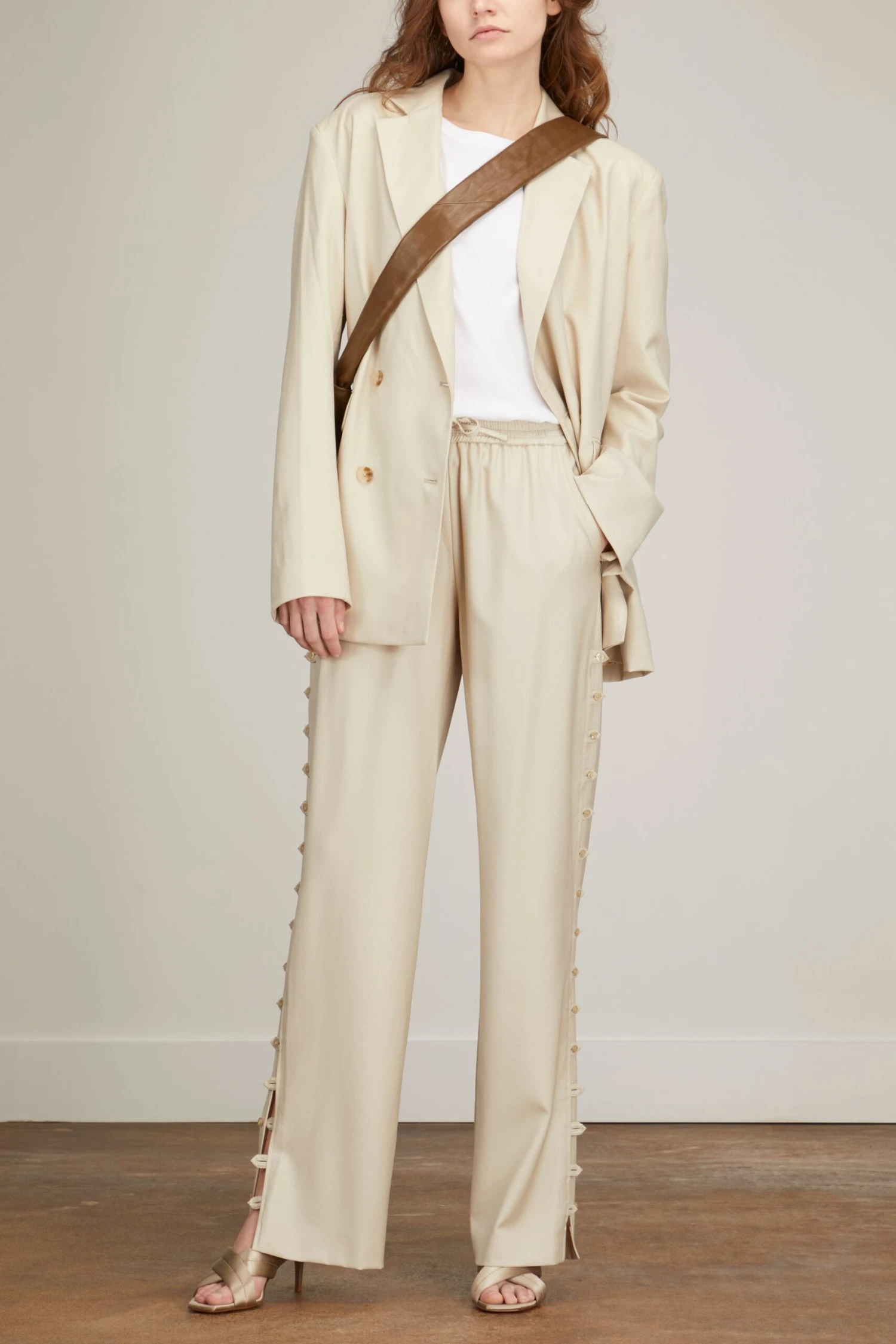 New Donau Blazer In Beige 4 New Donau Blazer In Beige - Image 2