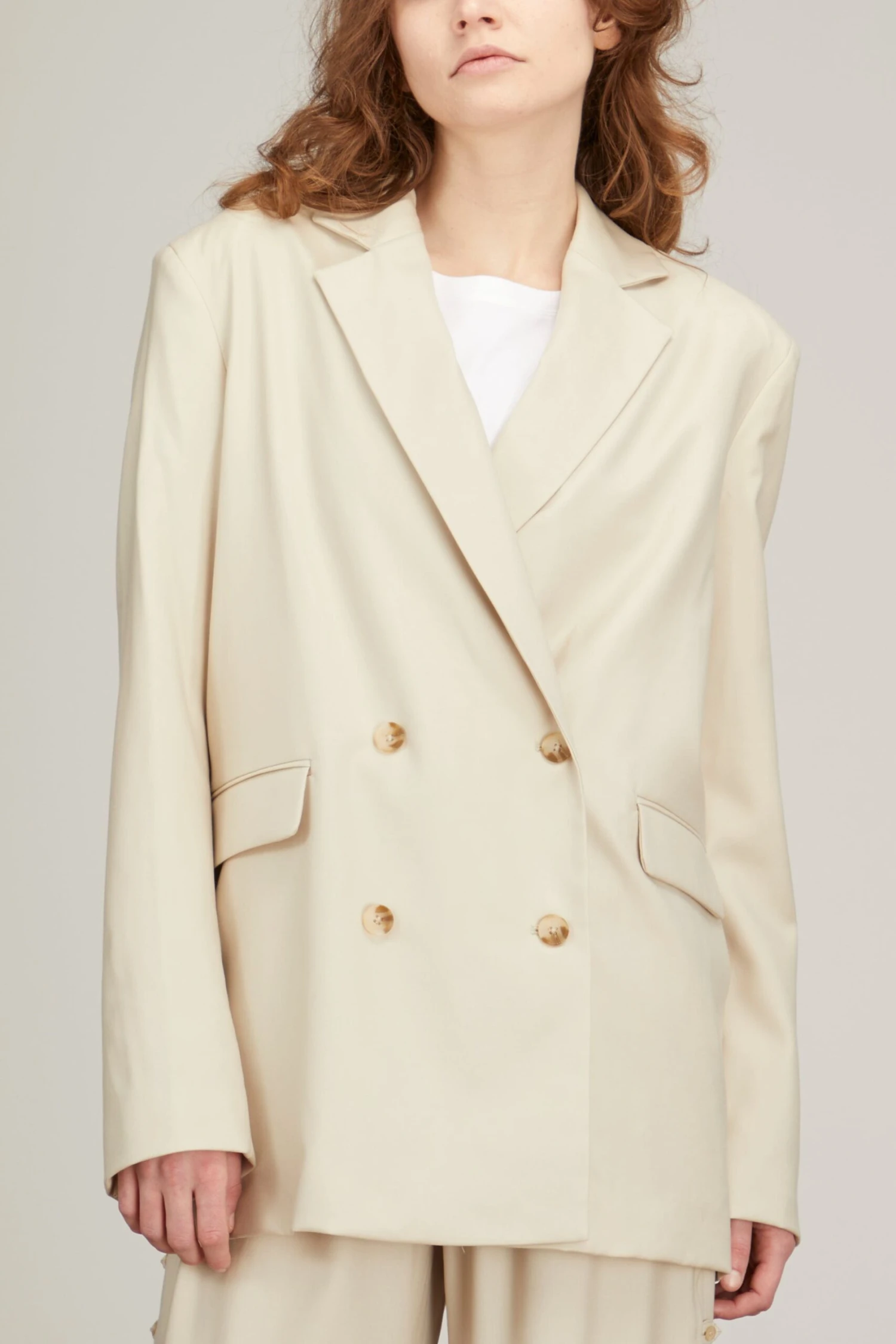 New Donau Blazer In Beige 5 New Donau Blazer In Beige - Image 3