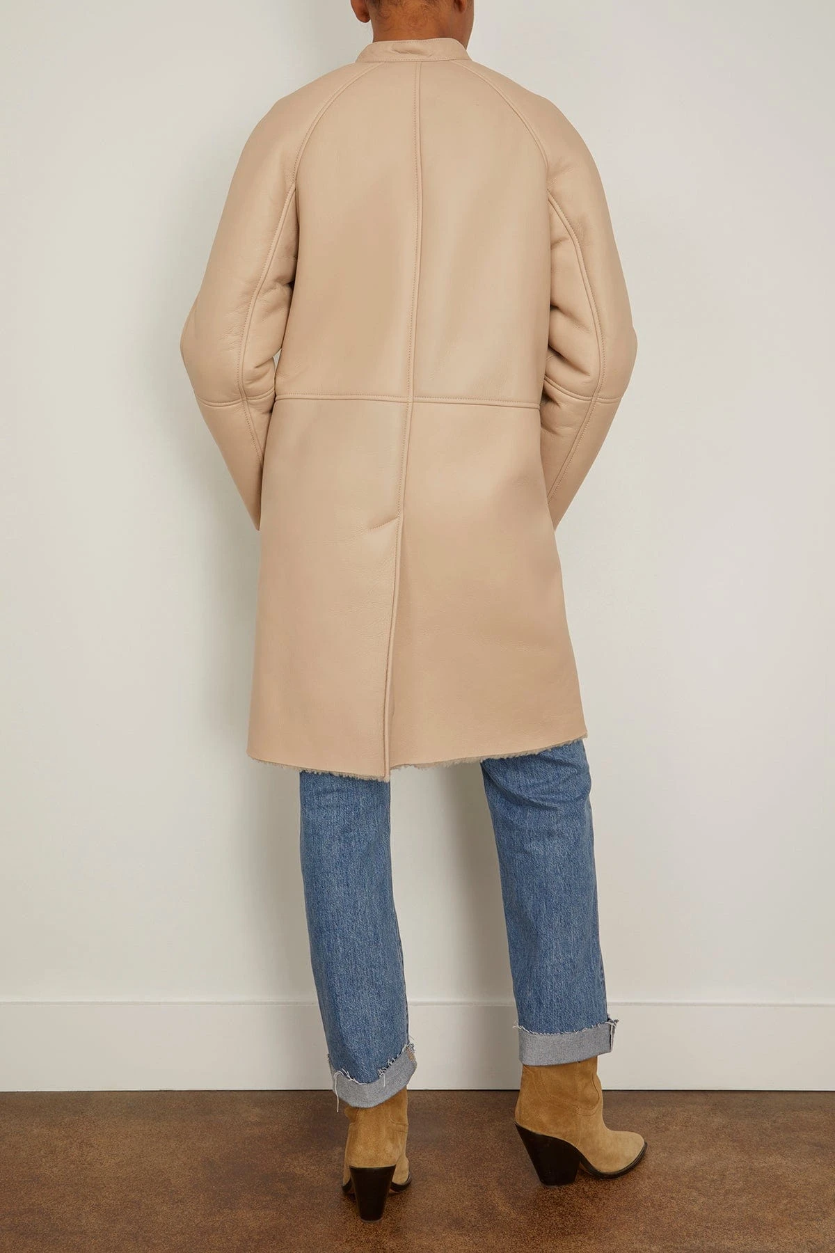 Alabat Shearling Jacket In Vanilla 6 Alabat Shearling Jacket In Vanilla - Image 4