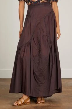 Deia Skirt In Brown -DOROTHE Clothing Shop mimiliberte DeiaSkirtinBrown 2