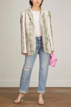 John Jacket In Pink Tartan 8 John Jacket In Pink Tartan -DOROTHE Clothing Shop mimiliberte JohnJacketinPinkTartan 1