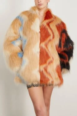 Missoni Coat In Brown Base Multicolored Zigzag -DOROTHE Clothing Shop missoni CoatinBrownBaseMulticoloredZigzag 2