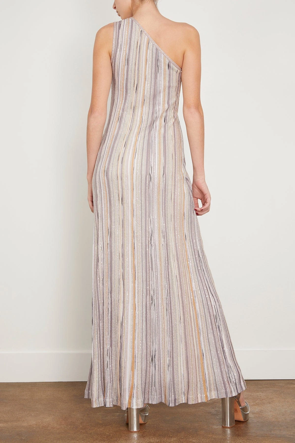 Missoni Sleeveless Long Dress In Multicolor With Lilac Base 6 Missoni Sleeveless Long Dress In Multicolor With Lilac Base - Image 4
