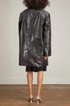 MM6 Maison Margiela Leather Jacket In Black 10 MM6 Maison Margiela Leather Jacket In Black -DOROTHE Clothing Shop mm6 leather jacket in black 3