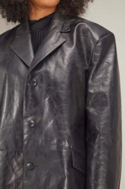 MM6 Maison Margiela Leather Jacket In Black 11 MM6 Maison Margiela Leather Jacket In Black -DOROTHE Clothing Shop mm6 leather jacket in black 4 1