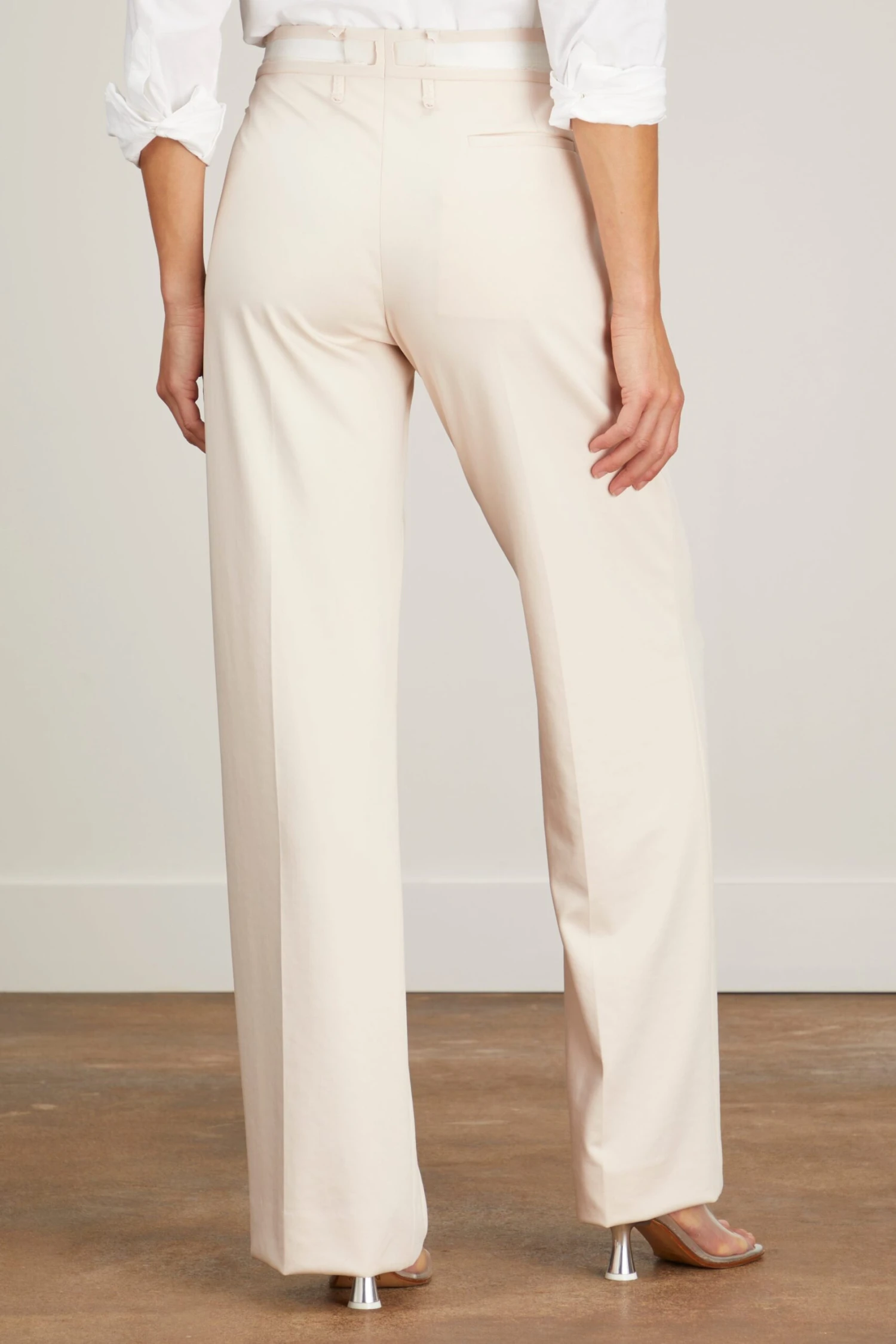 MM6 Maison Margiela Pant In Ivory 6 MM6 Maison Margiela Pant In Ivory - Image 4